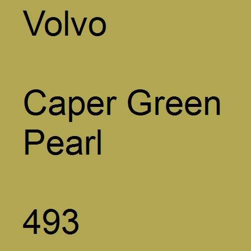 Volvo, Caper Green Pearl, 493.